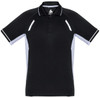 P700KS Kids Renegade Polo Black/White/Silver