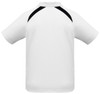P7700 Mens Splice Polo White/Navy Back