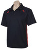 P7700 Mens Splice Polo Navy/Red
