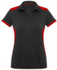 P705LS Ladies Rival Polo Black/Red P705LS Ladies Rival Polo Black/Red