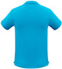 P2100 Mens Neon Polo Cyan Blue Back