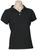 P2125 Ladies Neon Polo Black P2125 Ladies Neon Polo Black