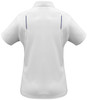 P244LS Ladies United Short Sleeve Polo White/Navy Back