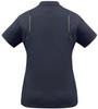 P244LS Ladies United Short Sleeve Polo Navy/Lime Back
