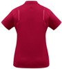 P244LS Ladies United Short Sleeve Polo Red/White Back