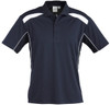 P244MS Mens United Short Sleeve Polo Navy/White