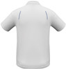 P244MS Mens United Short Sleeve Polo White/Royal Back