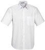 S10512 Mens Base Short Sleeve Shirt White