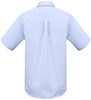 S10512 Mens Base Short Sleeve Shirt Light Blue Back