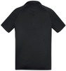 P012MS Academy Mens Polo Black/White Back