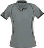 P405LS Ladies Razor Polo Ash/Black P405LS Ladies Razor Polo Ash/Black