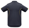 P405MS Biz Collection Mens Razor Polo Navy/Gold Back