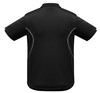 P405MS Biz Collection Mens Razor Polo Black/White Back