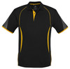 P405MS Biz Collection Mens Razor Polo Black/Gold