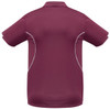 P405MS Biz Collection Mens Razor Polo Maroon/White Back