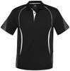 P405MS Biz Collection Mens Razor Polo Black/White