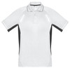 P700MS Mens Renegade Polo White/Black/Silver
