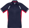 P700MS Mens Renegade Polo Navy/Red/Silver