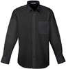 S10510 Mens Base Long Sleeve Shirt Black S10510 Mens Base Long Sleeve Shirt Black