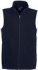 F233MN Biz Collection Mens Plain Micro Fleece Vest Navy