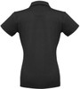 P501LS Ladies Shadow Polo Graphite Black Back