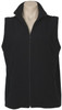 PF905 Ladies Plain Micro Fleece Vest Black PF905 Ladies Plain Micro Fleece Vest Black