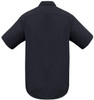 SH715 Mens Metro Short Sleeve Shirt Black Back