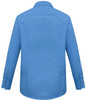 SH714 Mens Metro Long Sleeve Shirt Mid Blue Back