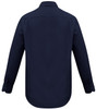 SH714 Mens Metro Long Sleeve Shirt Navy Back
