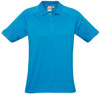 P303MS Mens Blade Polo Cyan/Silver Grey