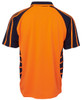 6HSP JB's Wear Hi Vis Short Sleeve Spider Polo Orange/Navy Back