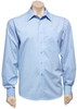 SH816 Mens Micro Check Long Sleeve Shirt Sky