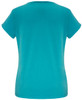 K819LS Ladies Lana Short Sleeve Top Turquoise Back