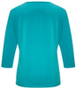 K819LT Ladies Lana 3/4 Sleeve Top Turquoise Back