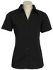 LB7301 Ladies Metro Short Sleeve Shirt Black LB7301 Ladies Metro Short Sleeve Shirt Black