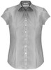 S812LS Ladies Euro Short Sleeve Shirt Black S812LS Ladies Euro Short Sleeve Shirt Black