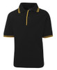 2KCP JB's Wear Kids Contrast Polo Black/Gold 2KCP JB's Wear Kids Contrast Polo Black/Gold