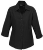 LB3600 Ladies Plain Oasis 3/4 Sleeve Shirt Black LB3600 Ladies Plain Oasis 3/4 Sleeve Shirt Black
