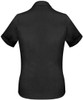 S770LS Ladies Monaco Short Sleeve Shirt Black Back