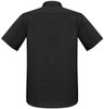 S770MS Mens Monaco Short Sleeve Shirt Black Back
