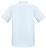 S770MS Mens Monaco Short Sleeve Shirt White Back