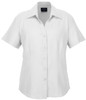 LB3601 Ladies Plain Oasis Short Sleeve Shirt White