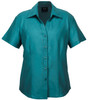 LB3601 Ladies Plain Oasis Short Sleeve Shirt Teal