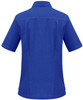 S265LS Ladies Plain Oasis Overblouse Electric Blue Back