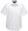 SH3603 Mens Plain Oasis Short Sleeve Shirt White