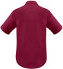 SH3603 Mens Plain Oasis Short Sleeve Shirt Cherry Back