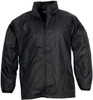J833 Unisex Spinnaker Jacket Black J833 Unisex Spinnaker Jacket Black