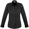 S770LL Ladies Monaco Long Sleeve Shirt Black S770LL Ladies Monaco Long Sleeve Shirt Black