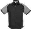 S10112 Mens Nitro Shirt Black/Grey/White