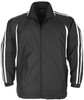 J3150 Adults Flash Track Top Black/White J3150 Adults Flash Track Top Black/White